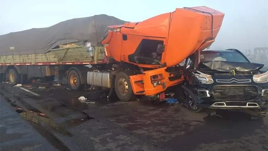 Hubo varios vehículos involucrados en el siniestro vial ocurrido en la RN 12, en la zona de la Isla Talavera en el complejo Zárate – Brazo Largo.