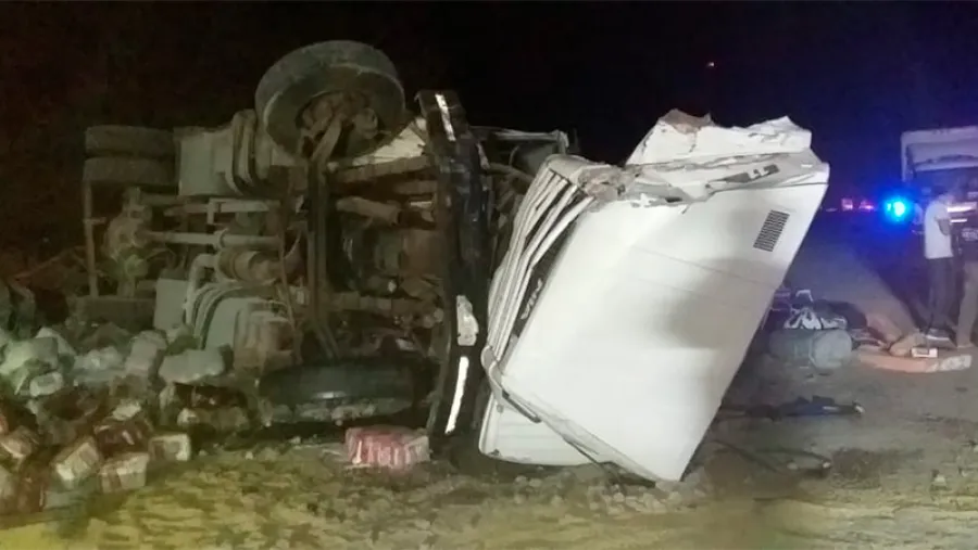 choque camiones Zárate-Brazo Largo