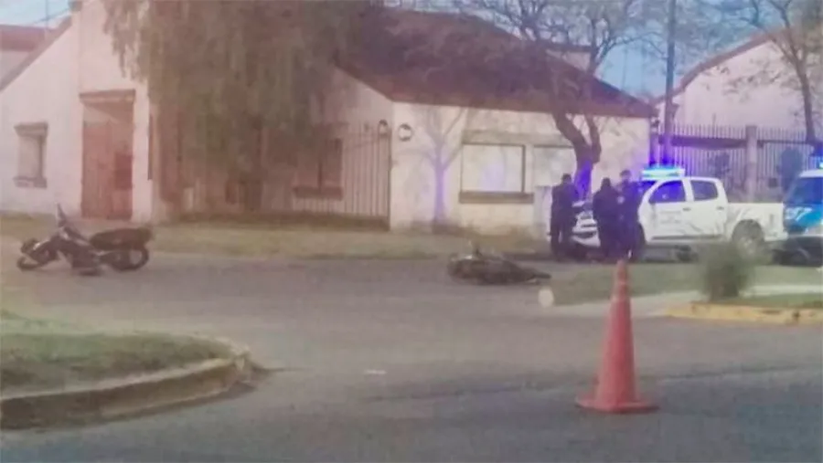 choque de motos Concepción del Uruguay