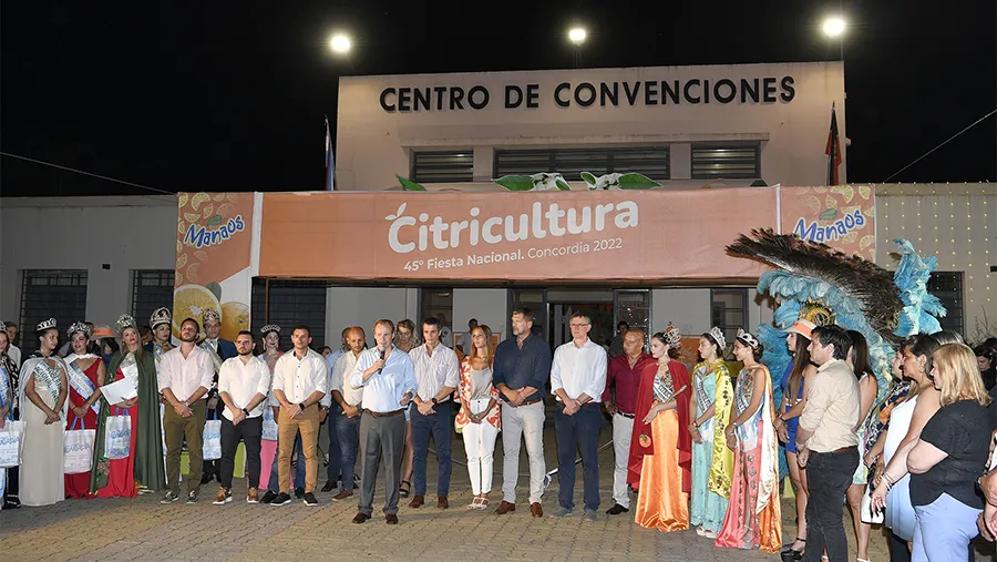 La 45ª Fiesta Nacional de la Citricultura fue inaugurada por Bordet y Cresto. La 45ª Fiesta Nacional de la Citricultura fue inaugurada por Bordet y Cresto.