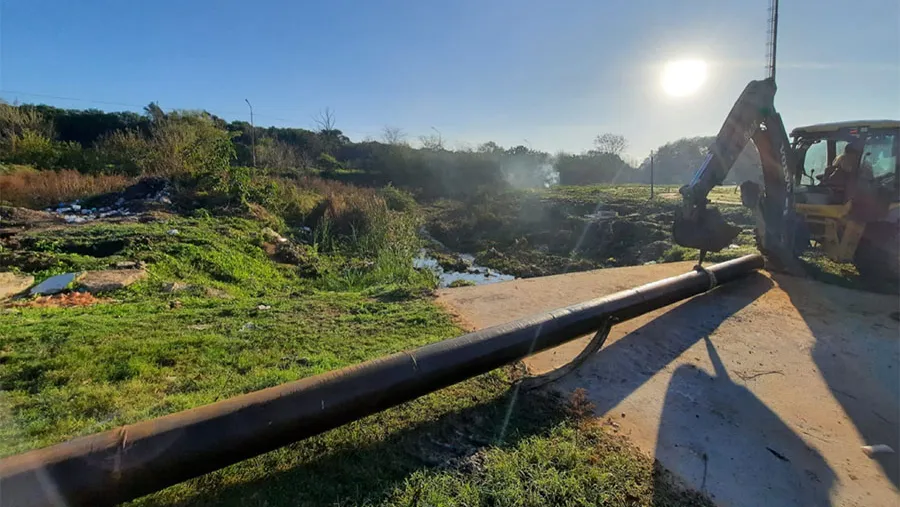La Dirección Provincial de Obras Sanitarias finalizó la obra de ampliación de la red cloacal del sistema colector oeste de Concepción del Uruguay, que tuvo una inversión superior a los 240 millones de pesos.