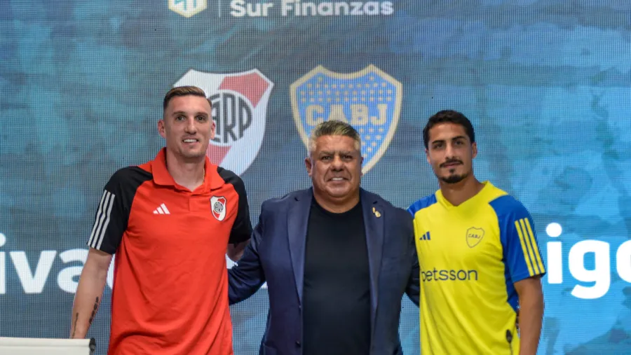 En conferencia de prensa, Franco Armani y Nicolás Figal desearon un superclásico “en paz” En conferencia de prensa, Franco Armani y Nicolás Figal desearon un superclásico “en paz”