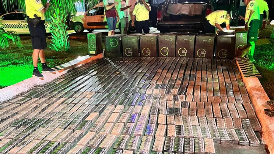 Personal del Puesto Caminero logró desbaratar una operación de contrabando que intentó evadir el control policial.