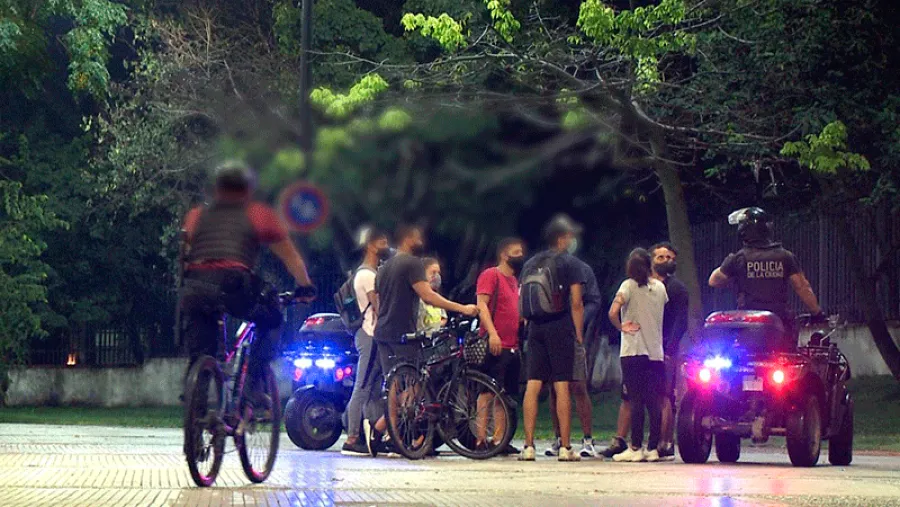 control nocturno restricción circulación