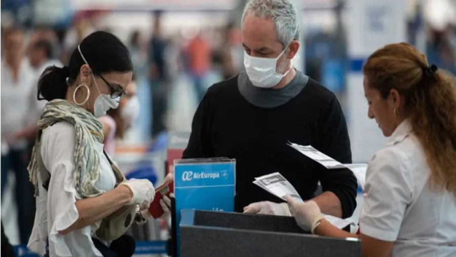 coronavirus aeropuerto