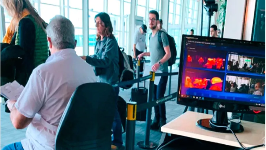 cámaras térmicas en Ezeiza