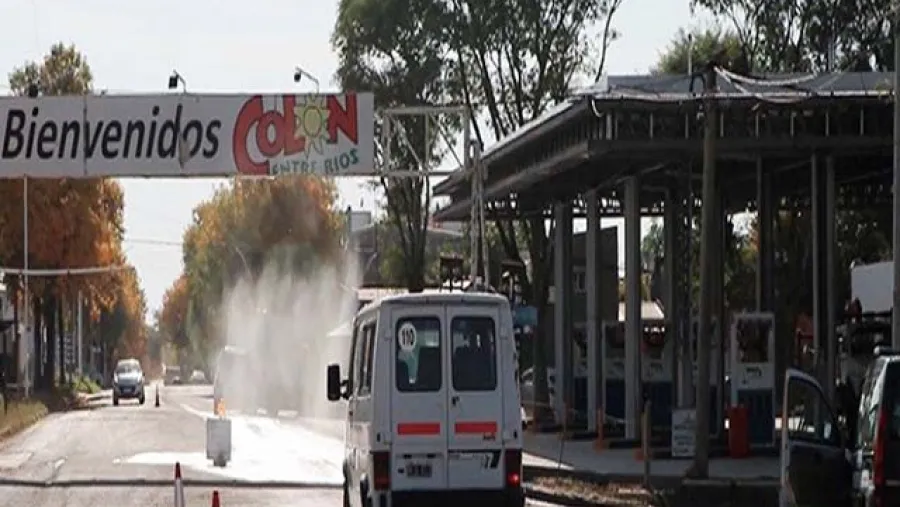 control de ruta acceso a Colón