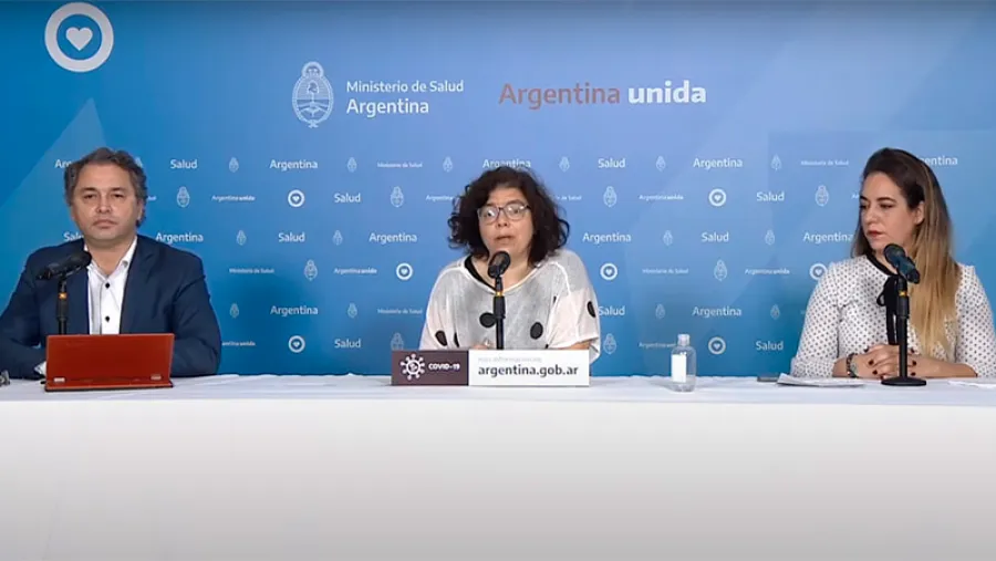 informe diario Ministerio de Salud de la Nación