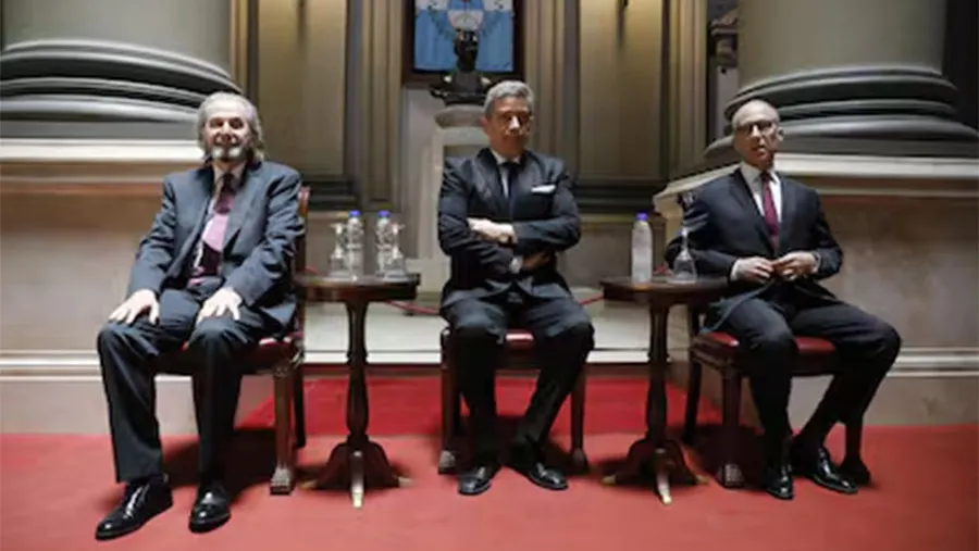 Juan Carlos Maqueda, Horacio Rosatti y Carlos Rosenkrantz.