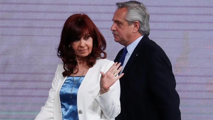 Cristina Kirchner y Alberto Fernández. Cristina Kirchner y Alberto Fernández.