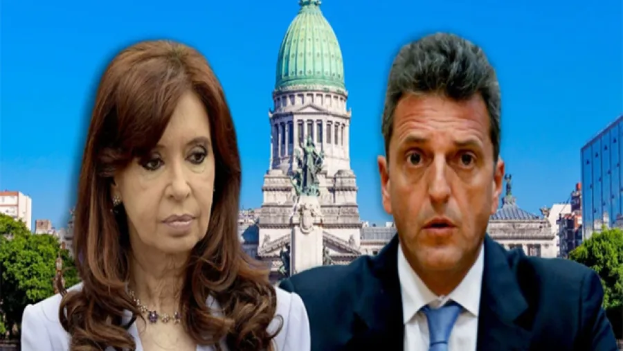 Cristina Kirchner y Sergio Massa