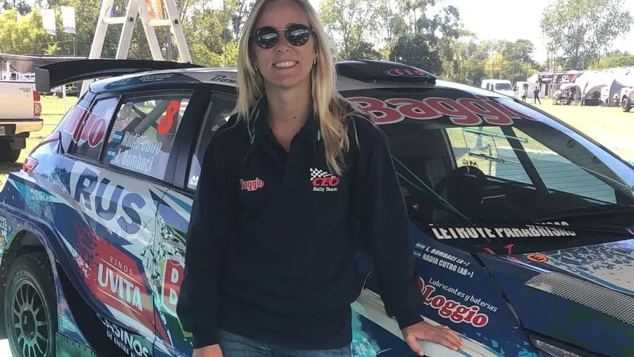 La entrerriana Nadia Cutro tiene todo listo para otra temporada del Rally Argentino