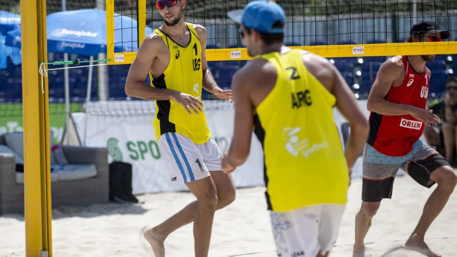 Beach Volley: el entrerriano Azaad y Capogrosso cayeron este jueves en Polonia