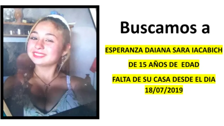 Esperanza Iacabich, de 15 años Esperanza Iacabich, de 15 años