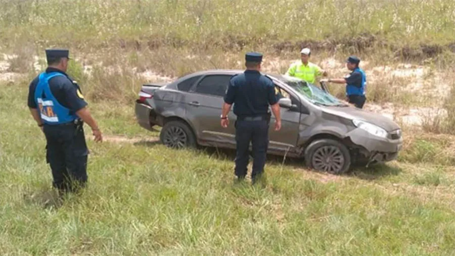 El siniestro vial se produjo a la altura del kilómetro 285 de la Autovía Gervasio Artigas.