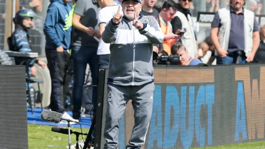 Maradona en GELP Maradona en GELP