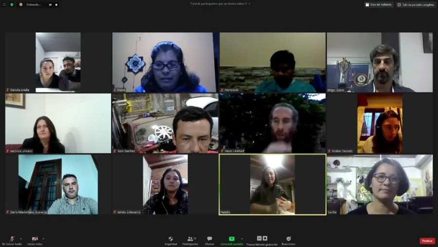 Giano dialogó por videoconferencia con productores y emprendedores de la economía social