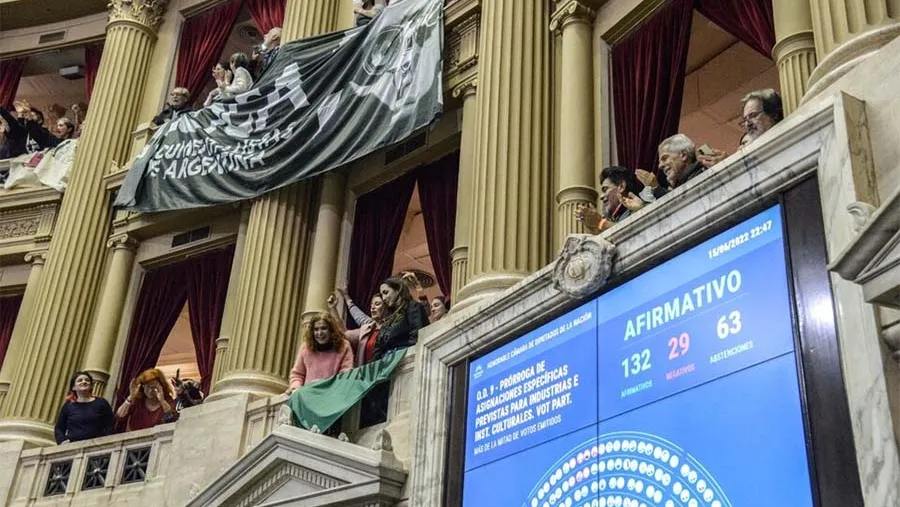 El financiamiento con fondos de asignación específica a las actividades culturales tuvo media sanción en Diputados.