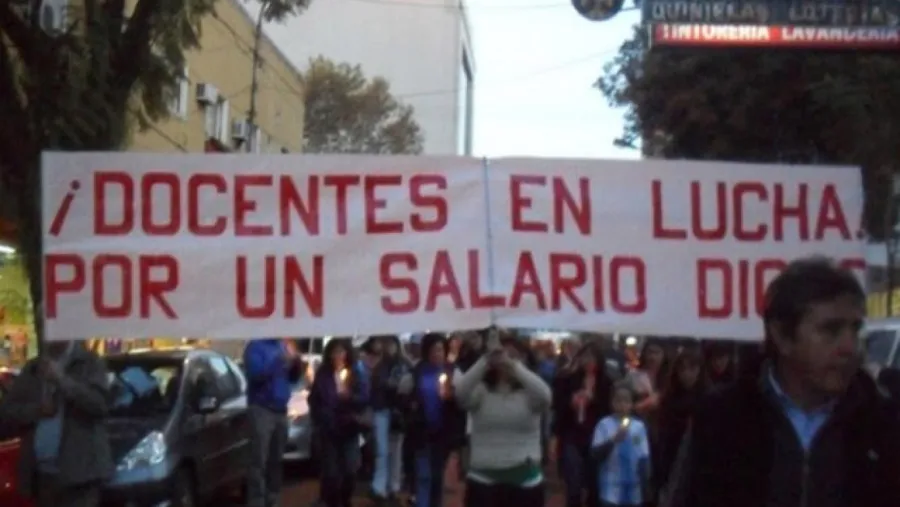 docentes marcha por salarios