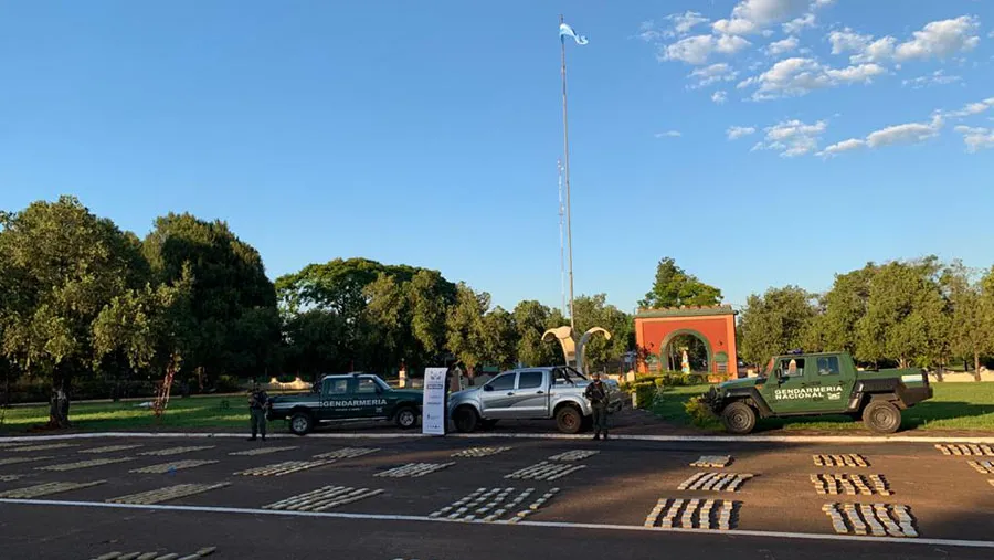 El peso total de la marihuana fue de 2.059 kilos con 508 gramos.