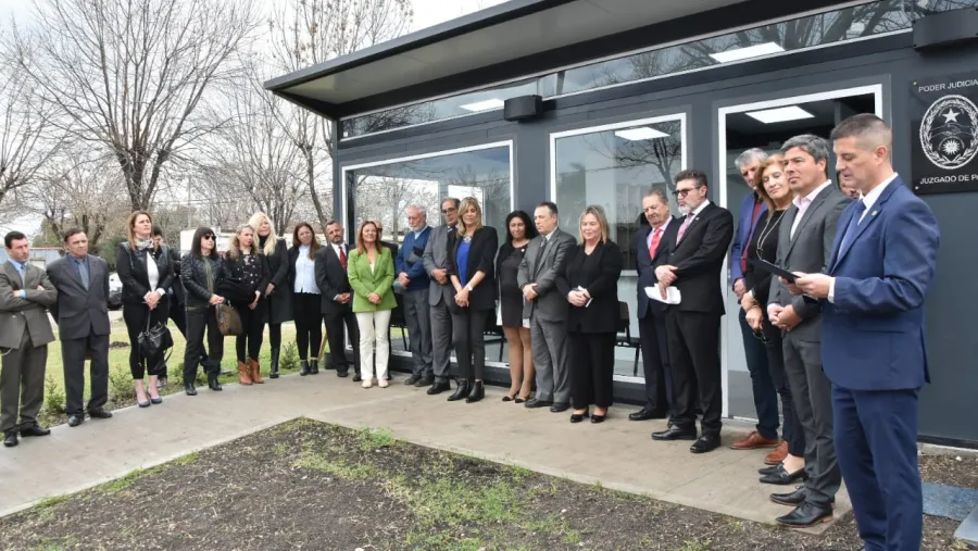 Inauguraron el nuevo edificio del Juzgado de Paz de Hasenkamp