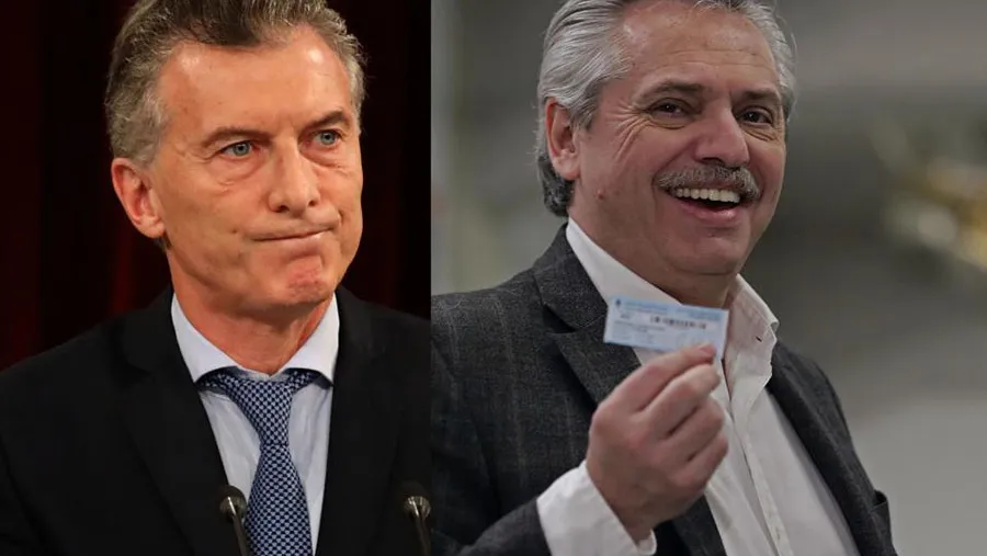Mauricio Macri y Alberto Fernández.