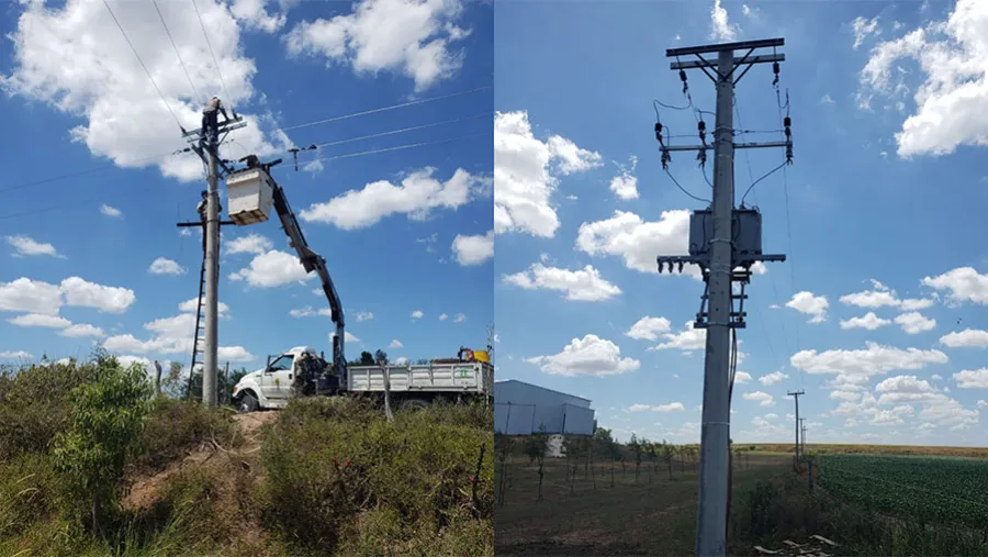 A través de un programa específico, desde la Provincia se facilita el acceso a la energía eléctrica en las zonas rurales.