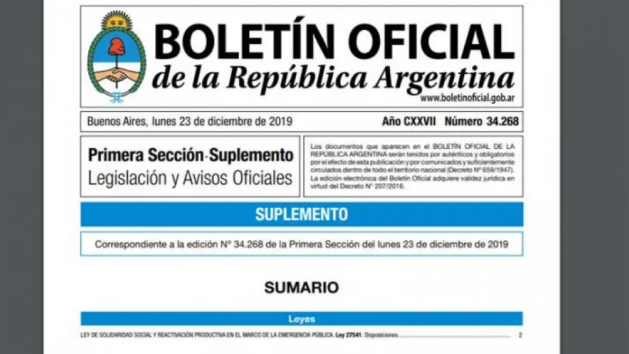 Boletín Oficial