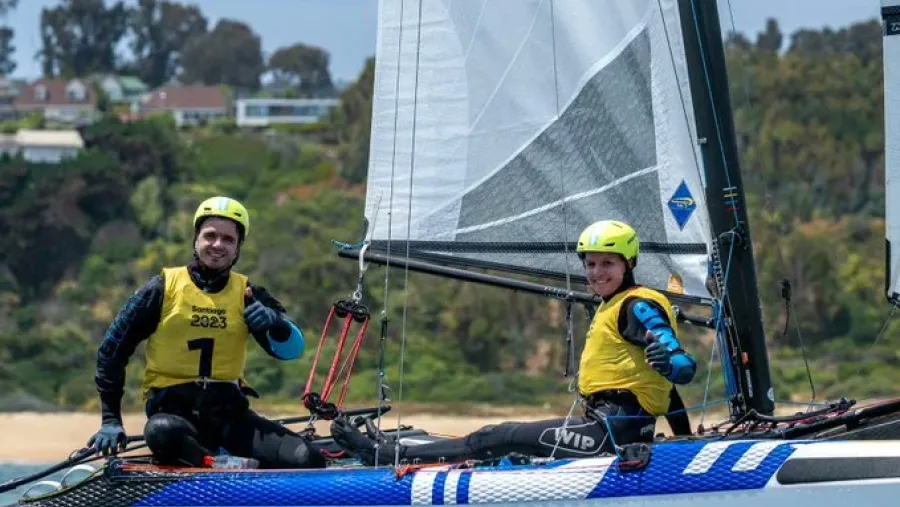 Vela: Mateo Majdalani y Eugenia Bosco le dieron otra medalla dorada a la Argentina