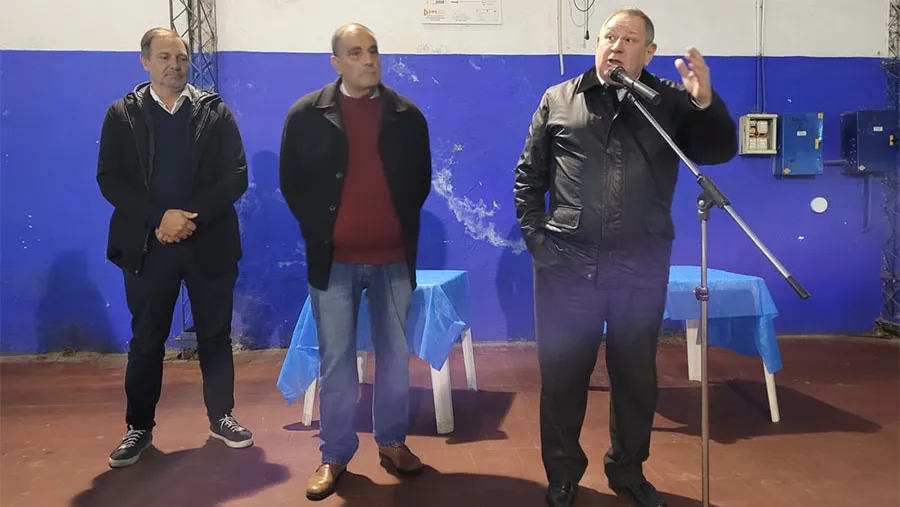 El dirigente Fabián Rogel fue uno de los oradores centrales del acto de Alternativa Radical en Villaguay.