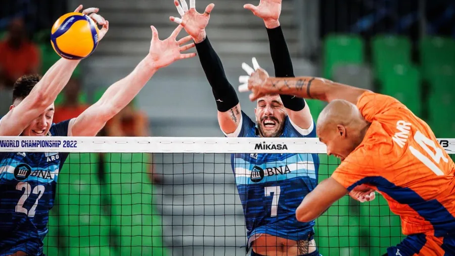 Vóley: Argentina cayó con Países Bajos, pese al aporte del paranaense Luciano Vicentín