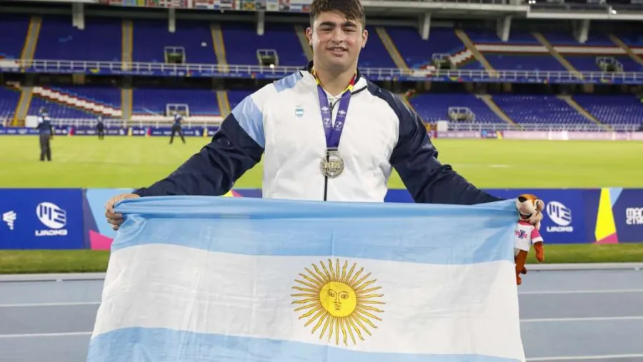 Juegos Odesur: Nazareno Sasia alcanzó la medalla de bronce en lanzamiento de bala