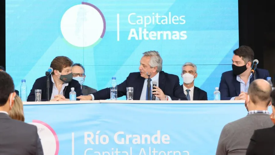 Alberto Fernández en Tierra del Fuego