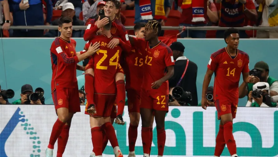 Fútbol: con siete goles, España aplastó a Costa Rica en su debut mundialista en Qatar 2022
