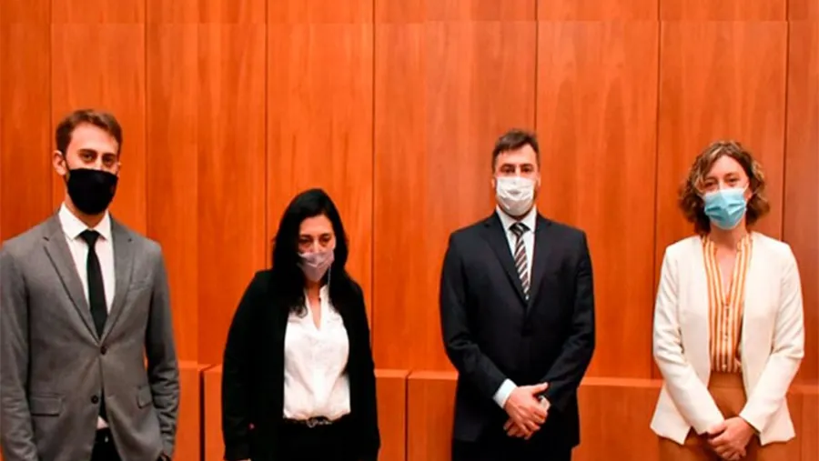 Gonzalo Badano, Patricia Yedro, Juan Francisco Ramírez Montrull y Cecilia Goyeneche. Gonzalo Badano, Patricia Yedro, Juan Francisco Ramírez Montrull y Cecilia Goyeneche.