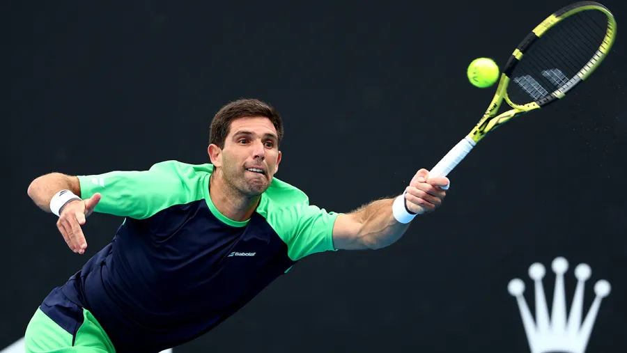 Tenis: fue debut y despedida para cuatro argentinos en el Abierto de Australia