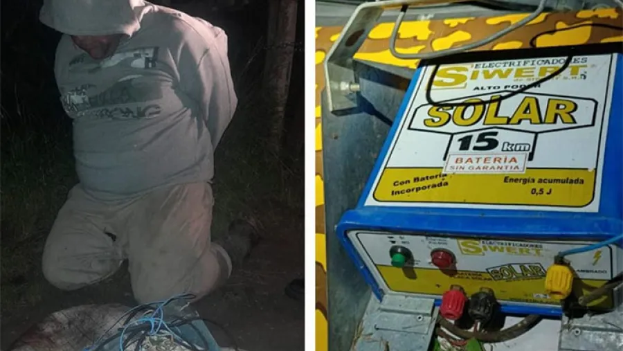 La persona quedó detenida por el supuesto delito de robo en flagrancia.