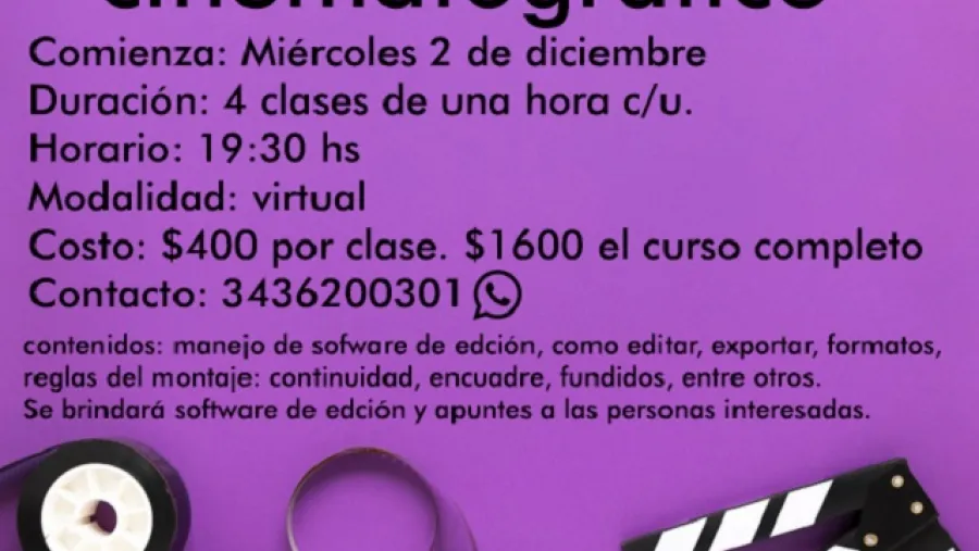 Taller de Montaje Cinematográfico Taller de Montaje Cinematográfico