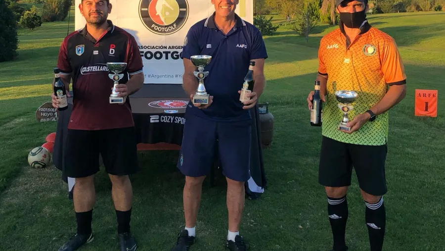Pablo Donatti festejó en la 3ª fecha del Tour entrerriano de Footgolf