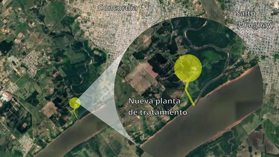 Licitaron la nueva planta de tratamiento de efluentes cloacales de Concordia