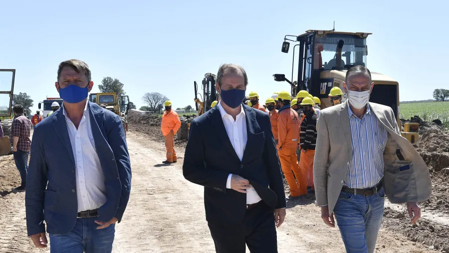 Bordet se interiorizó de la marcha de las obras en rutas nacionales