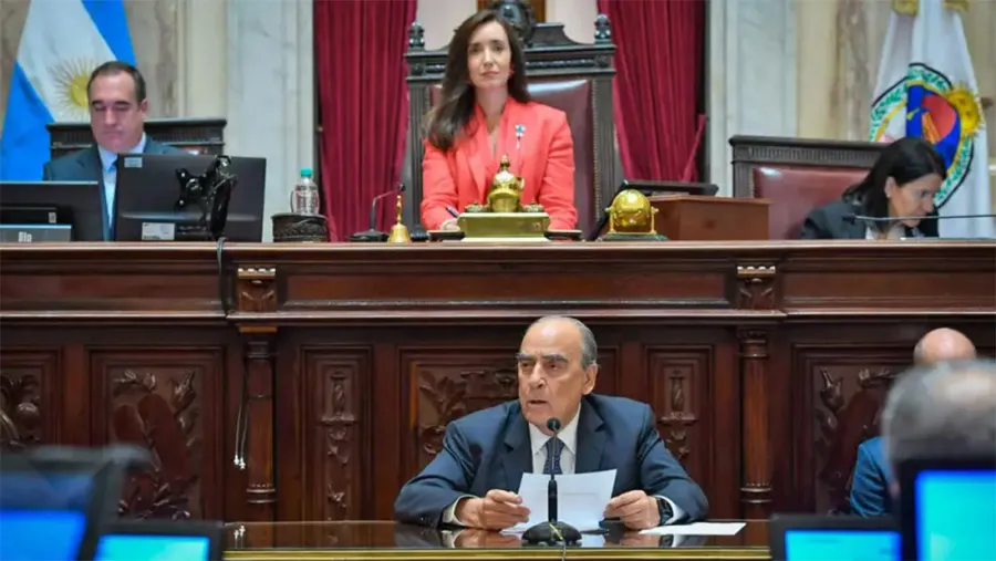 Guillermo Francos ya estuvo en el Senado durante el año pasado.