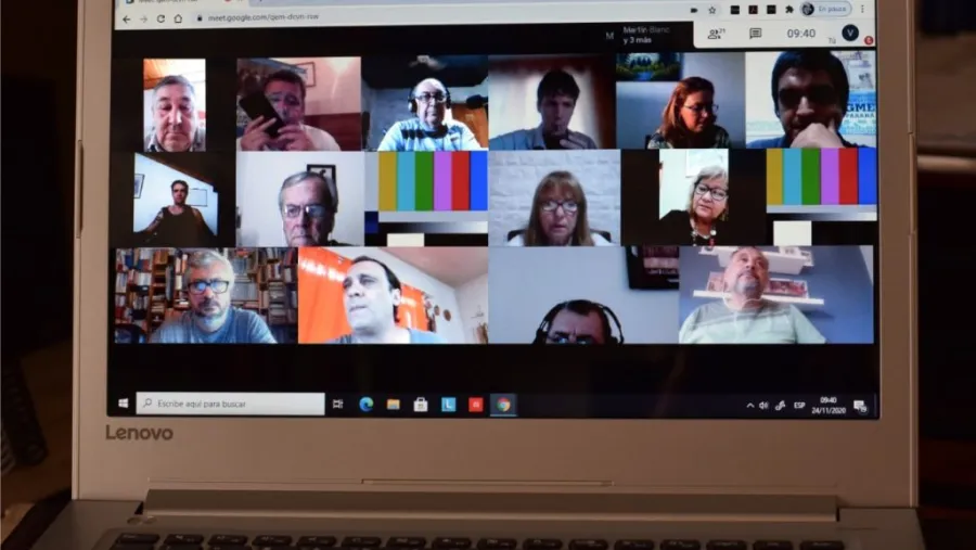 Frente Gremial conferencia virtual