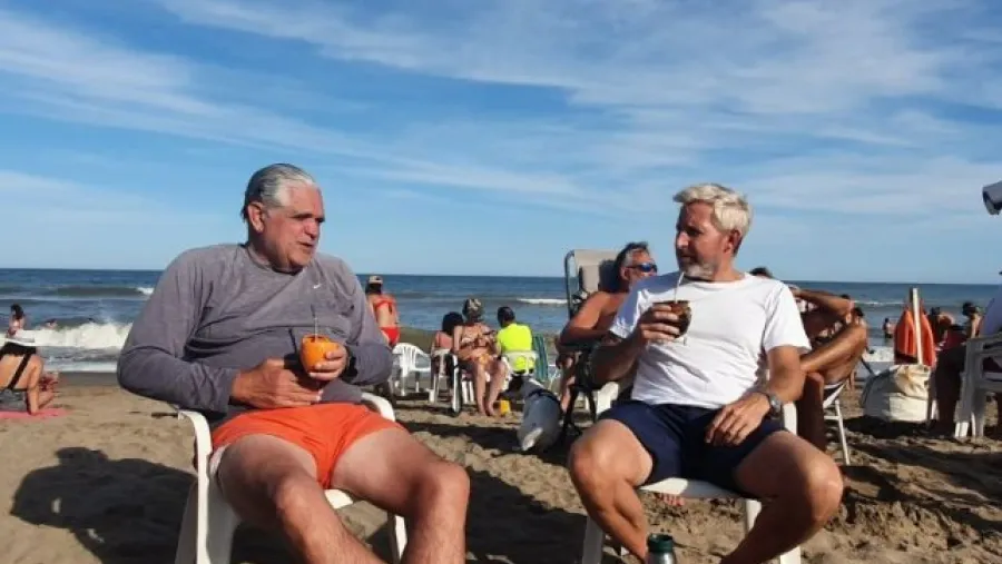 Frigerio y López Murphy en Pinamar