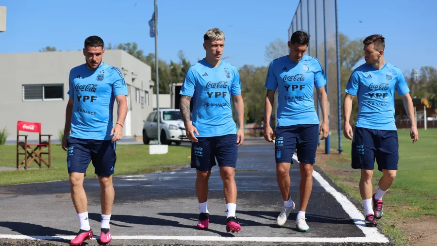 Fútbol: la selección argentina completó su última práctica de la fecha FIFA Fútbol: la selección argentina completó su última práctica de la fecha FIFA