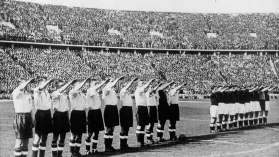 El fútbol y el nazismo en Inglaterra-Alemania de 1935.