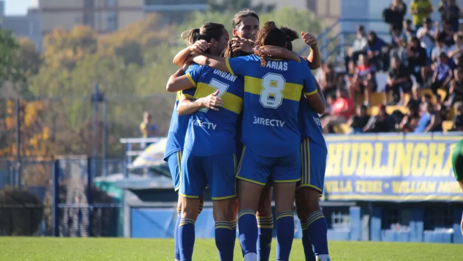 La entrerriana Mariana Gaitán gritó por duplicado para sellar la goleada del líder Boca