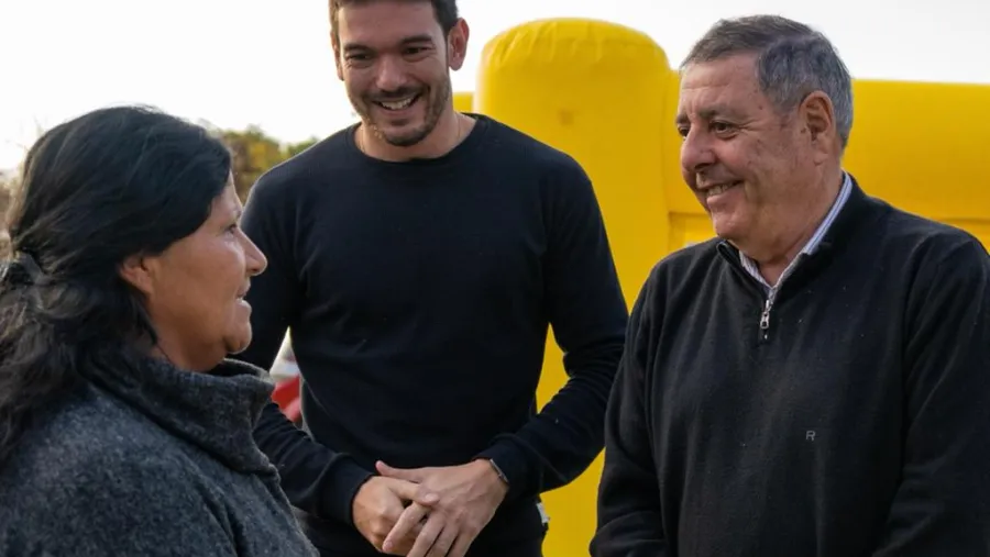 Emanuel Gainza con Alfredo De Angeli Emanuel Gainza con Alfredo De Angeli