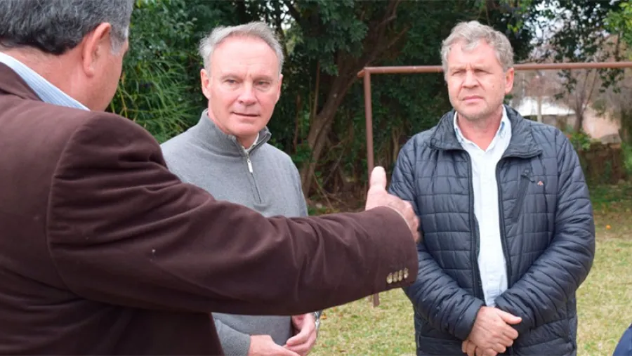 Galimberti junto a Schneider en campaña