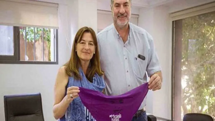 Néstor "Yuyo" García con Estela Díaz